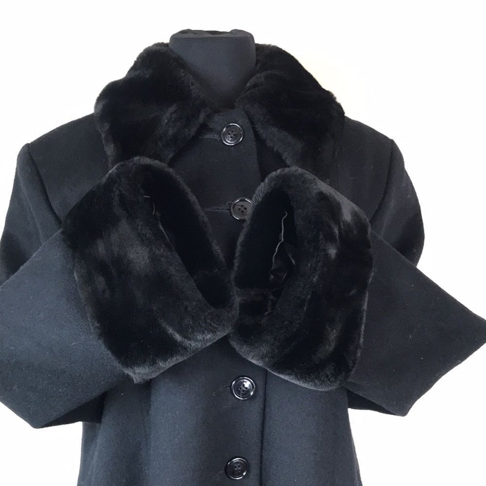 Vtg Albert Nipon Made In Usa Gool Women Coat Size… - image 4